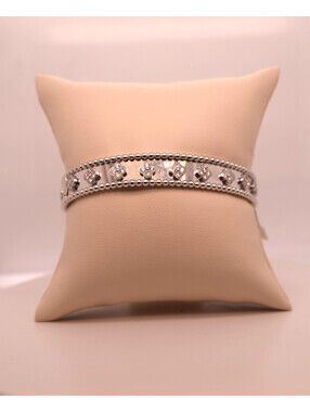14K WHITE GOLD BRACELET .70 TCW